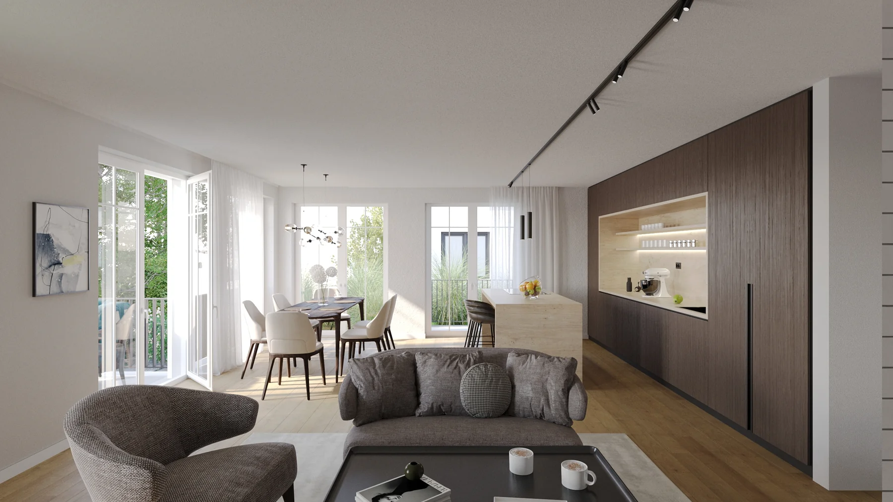 Wohnzimmer — Rendering 2022